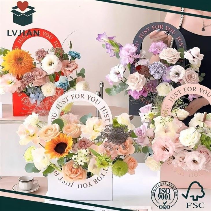 Hand-held Flower Paper Box best